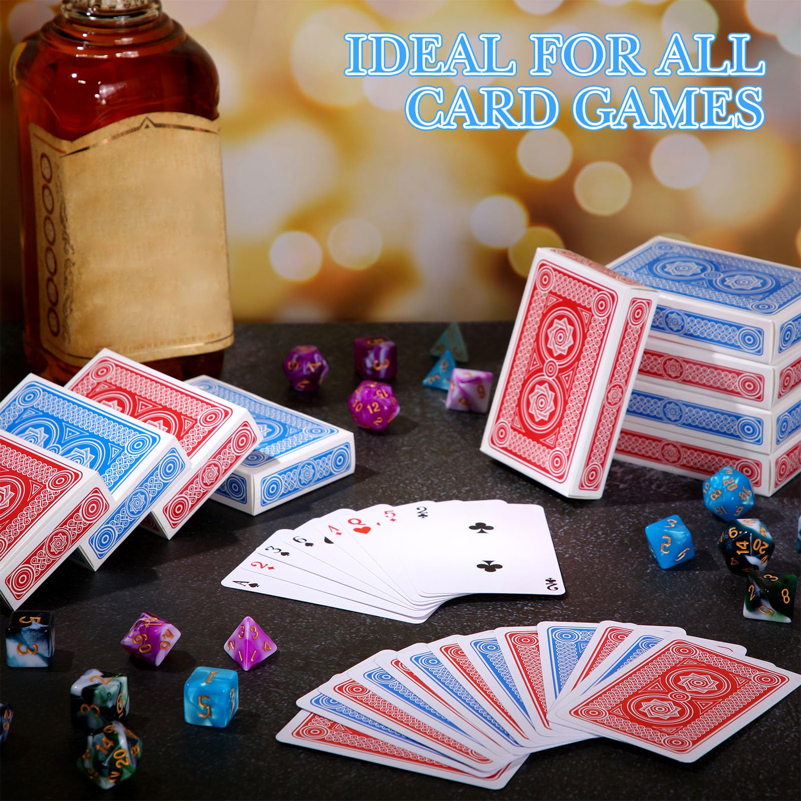 Amazon.com: Zubebe 144 Pack Playing Cards Bulk Deck of Cards 2.25